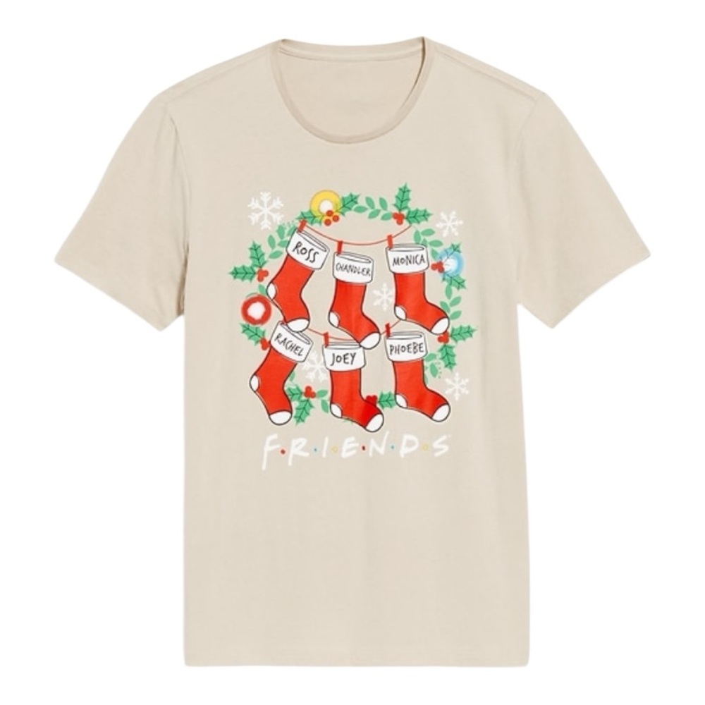 NWT Old Navy Christmas Stockings Graphic Tee